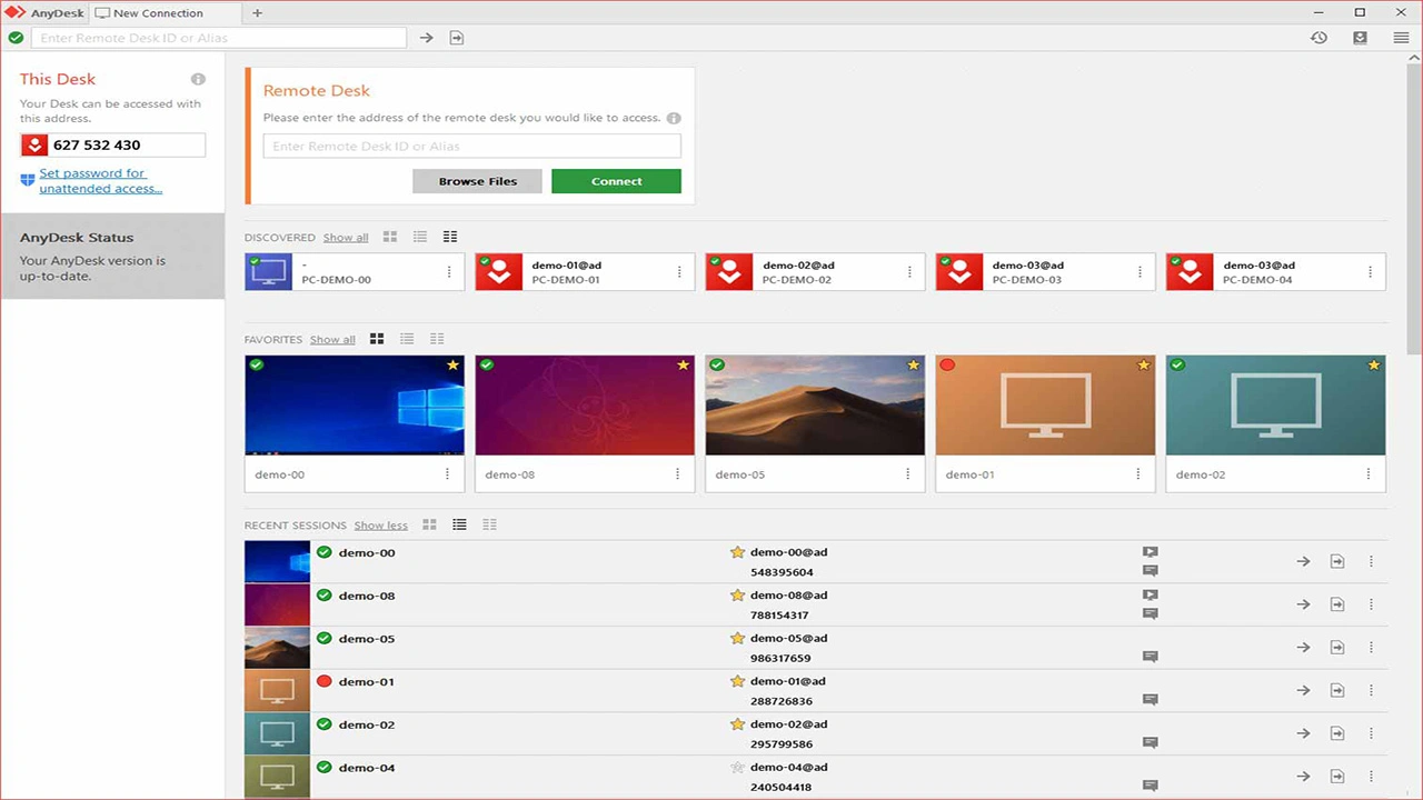 نرم افزار AnyDesk